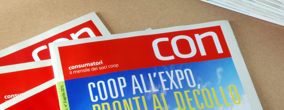 Copertina di presentazione della rivista Consumatori di Coop