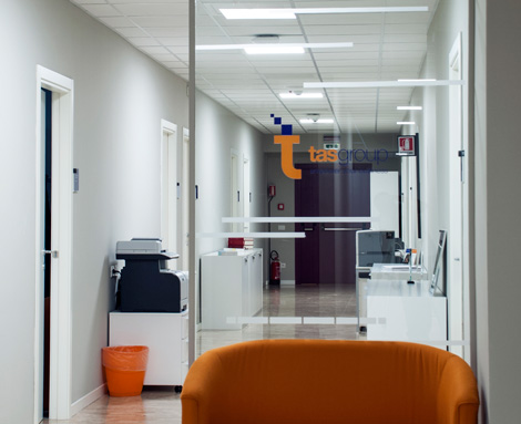Decorazione degli uffici di Tas Group a Milano