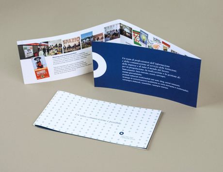 Depliant promozionale di Meeting and Communication