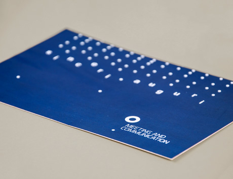 Depliant promozionale di Meeting and Communication