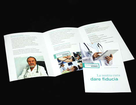 Depliant informativo dello Studio Medico Avondo