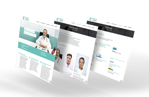 Pagine interna del sito web dello Studio Medico Avondo